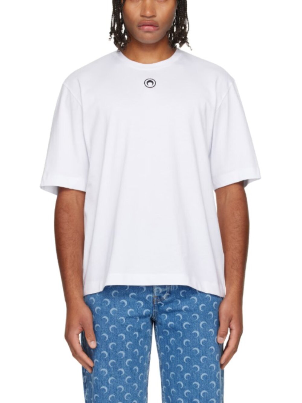 BNWT AW25 MARINE SERRE MOON LOGO JERSEY TSHIRT L